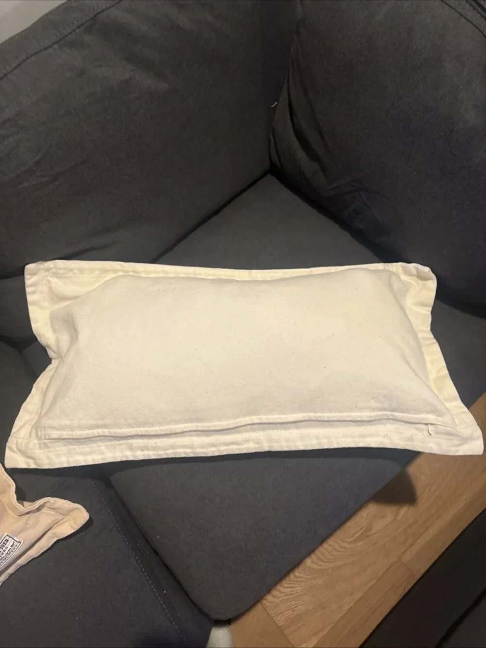 Tommy Hilfiger Rectangle & Square Zippered Khaki Throw Pillow Covers 100% Cotton